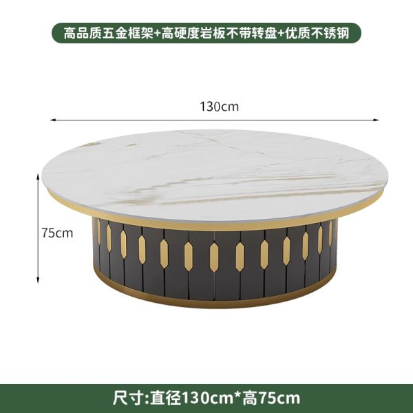 Modern Round Rotating Dining Table Set For Banquet - Manufacturer Direct Supply