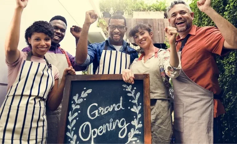 celebrate for restaurant grand opening