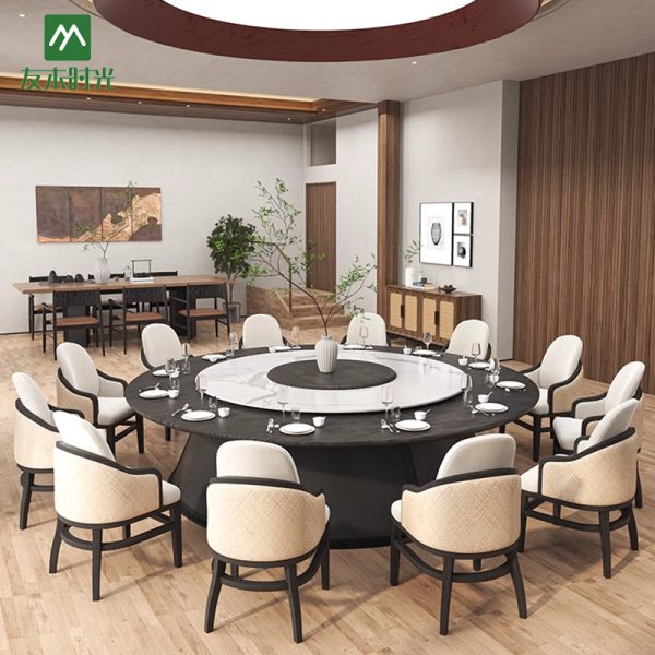 Banquet Hall Furniture, Private Room Round Dining Table Set Supply –Factory Direct Supply and Wholesale Prices