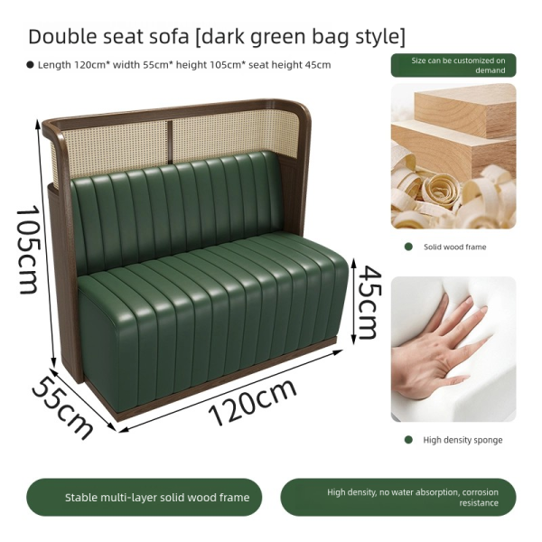 Southeast Asian Themed Restaurant, Thai Restaurant Style Solid Wood Table and Chair Set