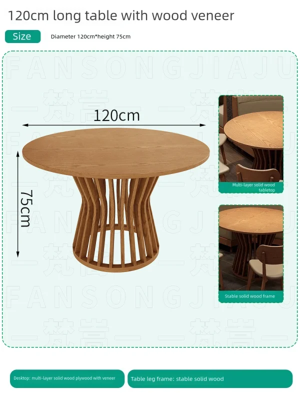 High-end Restaurant Furniture for Sale - Table with Drawer, Chairs, Booth