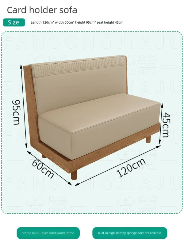 High-end Restaurant Furniture for Sale - Table with Drawer, Chairs, Booth