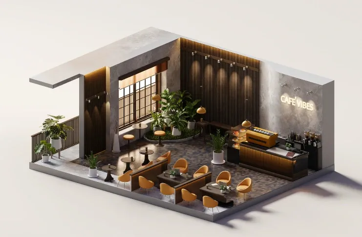 商业空间家具布局设计