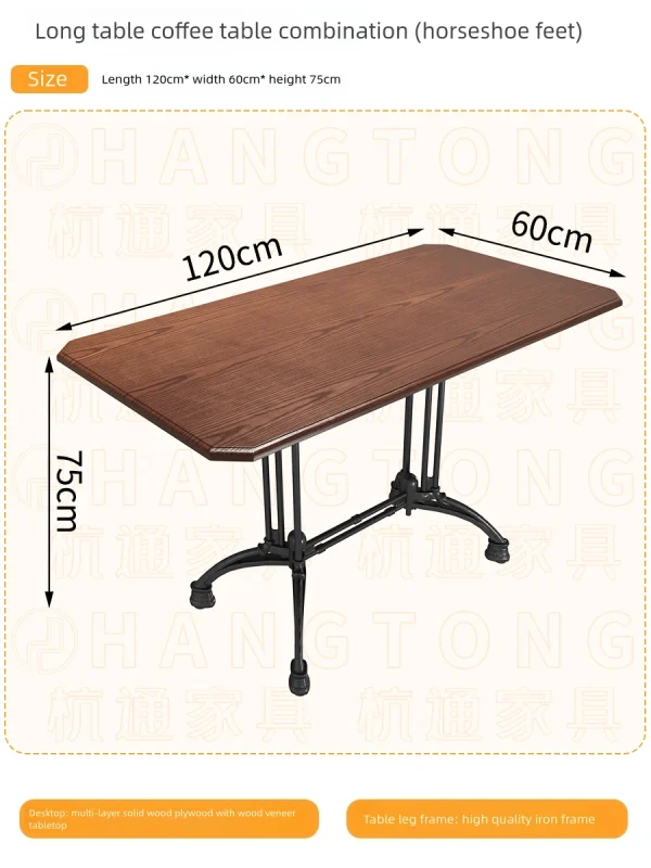 Wholesale Retro-style Solid Wood Furniture for Cafes, Bars, and Pubs, Customization Available