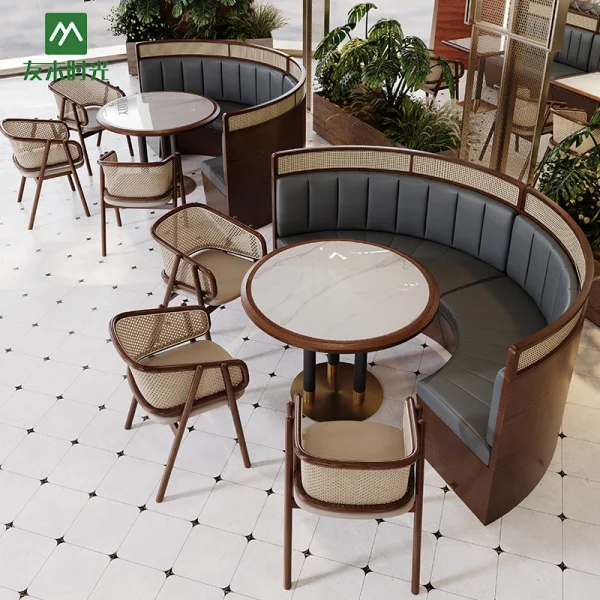 Wholesale Restaurant Furniture – Thai-themed Restaurant and Western Restaurant Furniture Set