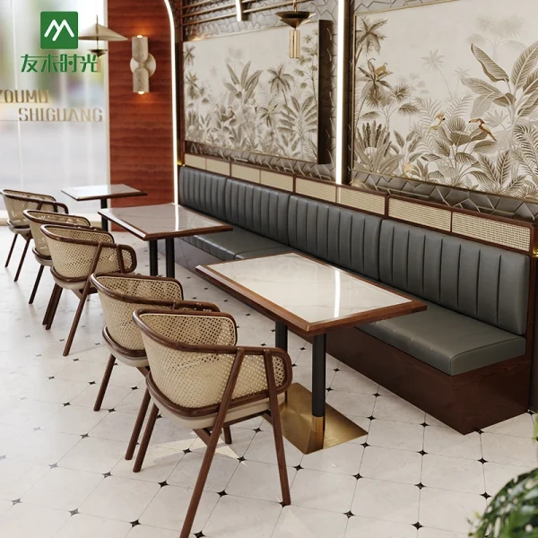 Wholesale Restaurant Furniture – Thai-themed Restaurant and Western Restaurant Furniture Set