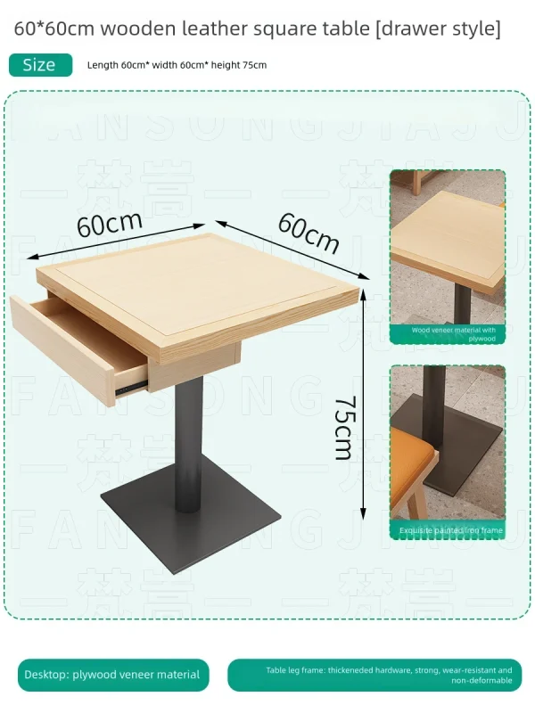 Wholesale Chinese Style Restaurant Dining Table and Chair Sets — Wooden Booth Sofas Suitable for Commercial Noodle Shops, Hotels, and Restaurants