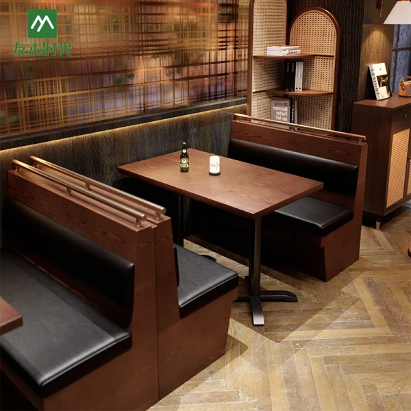 Supply Retro Restaurant Furniture – Solid Wood Table and Chair Sets for Cafes, Restaurants, Pub