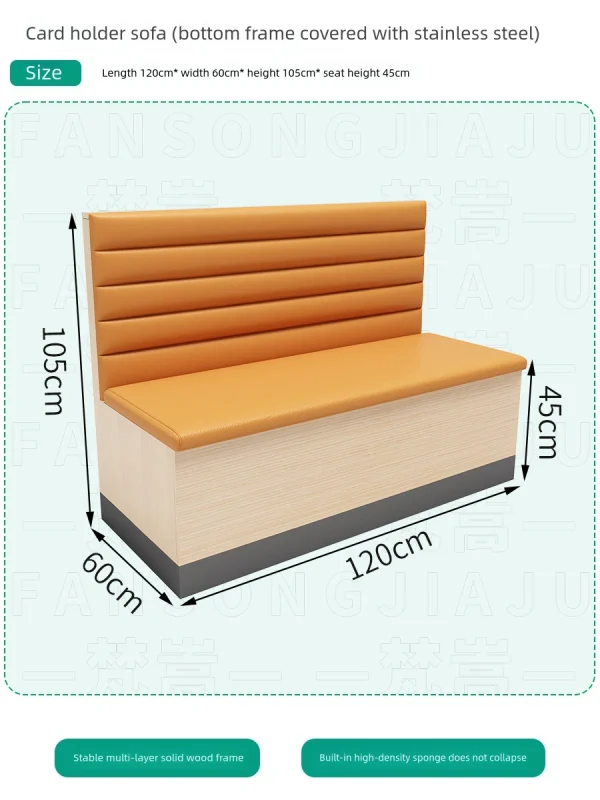 Wholesale Chinese Style Restaurant Dining Table and Chair Sets — Wooden Booth Sofas Suitable for Commercial Noodle Shops, Hotels, and Restaurants
