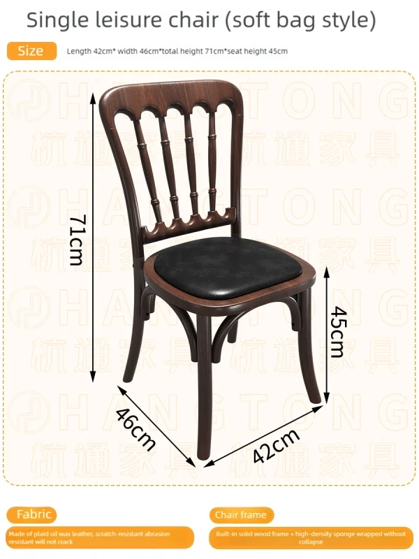 Wholesale Retro-style Solid Wood Furniture for Cafes, Bars, and Pubs, Customization Available
