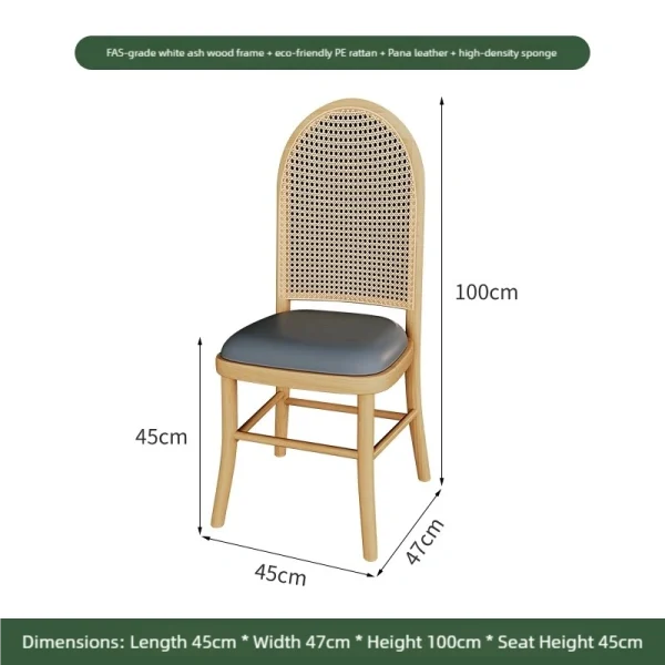 Factory Wholesale Japanese Wabi-Sabi Style Solid Wood and Woven Rattan Furniture Tables Chairs Booth Sofas for Restaurants and Cafe