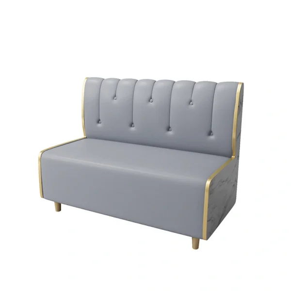 Wholesale Light Luxury Commercial Restaurant Table, Booth Seating, and Chair Sets, Suitable for Cafes, Dessert Shops, Theme Restaurants