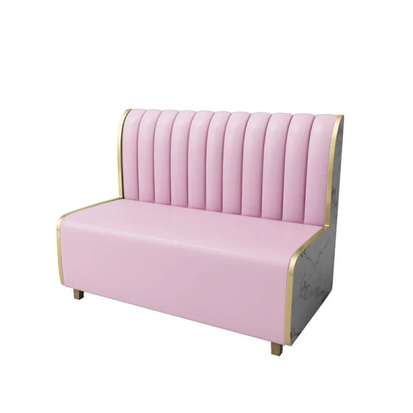 Wholesale Light Luxury Commercial Restaurant Table, Booth Seating, and Chair Sets, Suitable for Cafes, Dessert Shops, Theme Restaurants