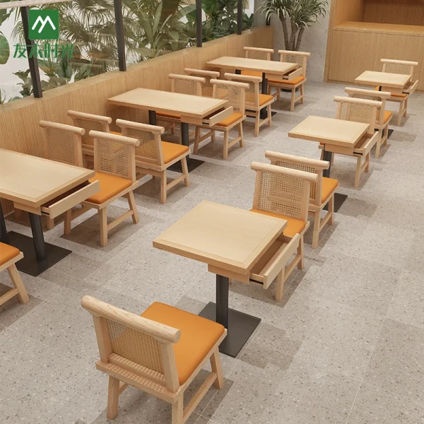 Factory Wholesale Modular Furniture, Suitable for Chain Restaurant Brands, Chinese Fast Food Restaurants, Shopping Mall Restaurants, and More