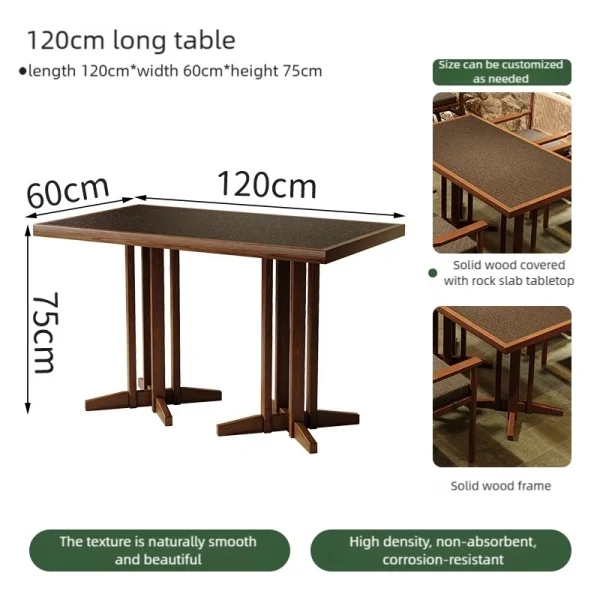 Wholesale Wood & Woven Rope Restaurant Table and Chair Set 1760 – One-stop Restaurant Furniture Manufacturer