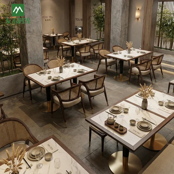 Wholesale High-End Chinese Restaurant Furniture – Elegant Japanese-Style Restaurant Furniture Supply