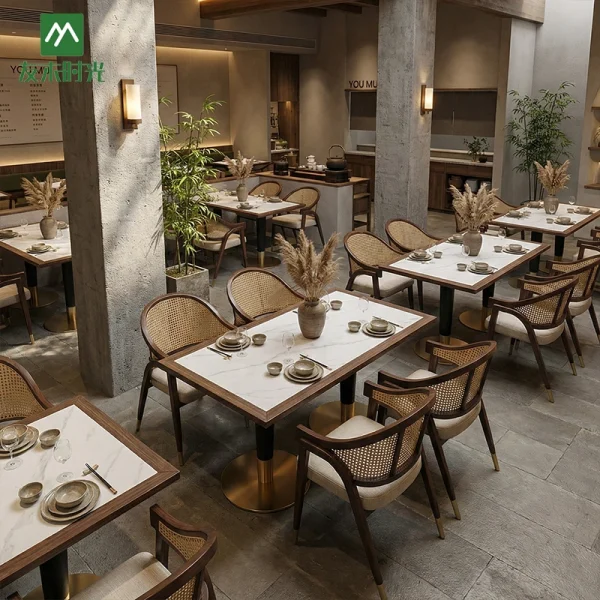 Wholesale High-End Chinese Restaurant Furniture – Elegant Japanese-Style Restaurant Furniture Supply