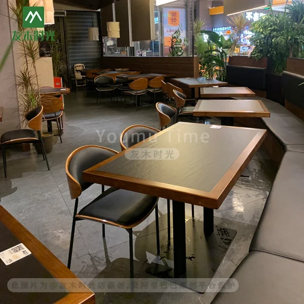 Atacado De Fast-Food & Shopping Restaurante Conjunto De Móveis Do Fabricante