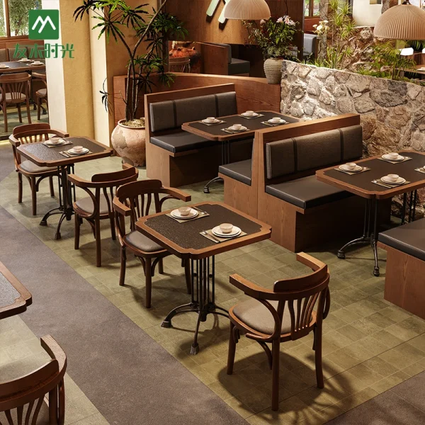 Custom Retro and Japanese-Themed Restaurant Furniture Factory – Suitable for Japanese and Asian Restaurants