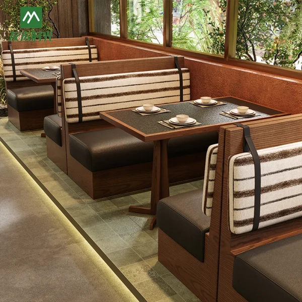 Bulk Customizable Restaurant Furniture Supply – Suitable for Fast Food Restaurants, Casual Dining Establishments, Tea Restaurants