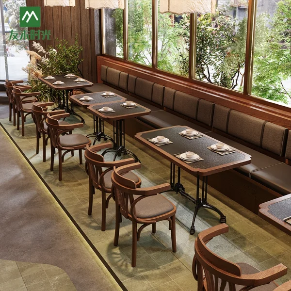 Custom Retro and Japanese-Themed Restaurant Furniture Factory – Suitable for Japanese and Asian Restaurants