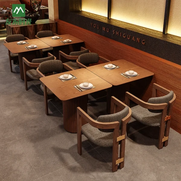 One-Stop Solution for Custom Restaurant Furniture Sets — This Series is Perfect for Japanese, Asian, and High-End Casual Restaurants