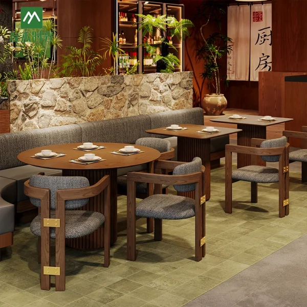 One-Stop Solution for Custom Restaurant Furniture Sets — This Series is Perfect for Japanese, Asian, and High-End Casual Restaurants