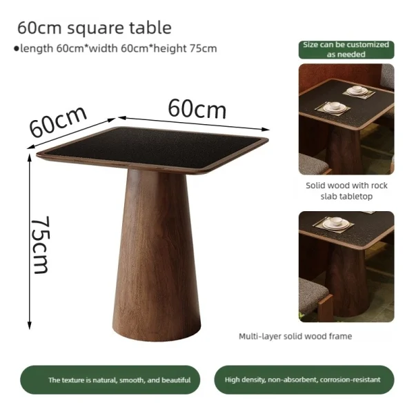 Wholesale Log-style Commercial Restaurant Furniture, Solid Wood Dining Chairs, Slate Dining Tables, Long Booth Sofas