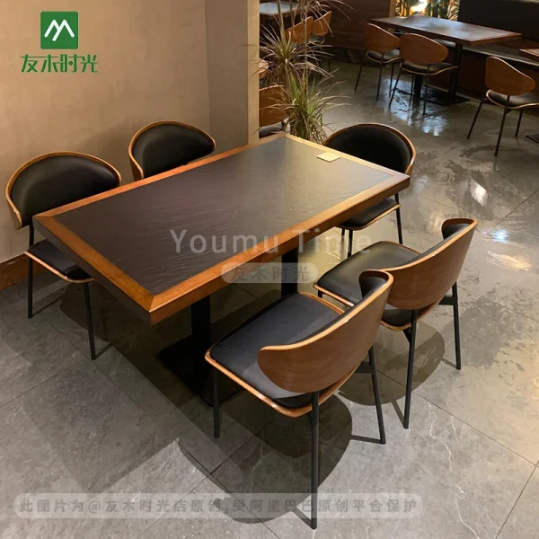 Atacado De Fast-Food & Shopping Restaurante Conjunto De Móveis Do Fabricante