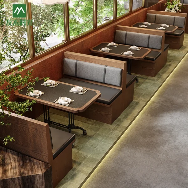 Custom Retro and Japanese-Themed Restaurant Furniture Factory – Suitable for Japanese and Asian Restaurants