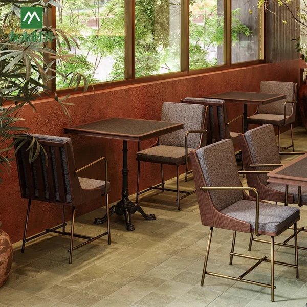 Wholesale Premium Wooden Warm Restaurant Furniture sets, including booth sofas. Suitable for commercial restaurants and cafes.