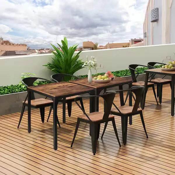 iron-wood restaurant furniture is more popular