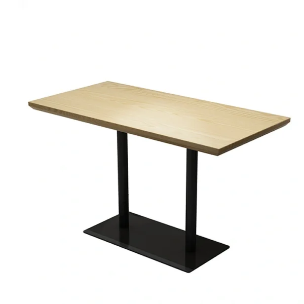 Factory Wholesale Minimalist Commercial Restaurant Table and Chair Set – Includes Leather-Upholstered Booth Sofas