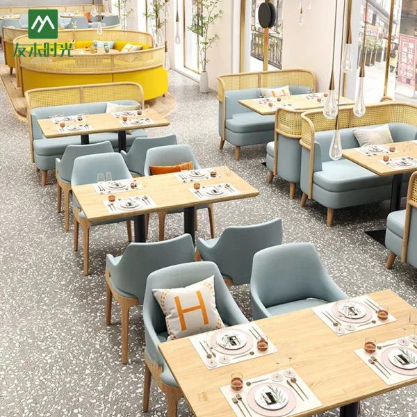 Premium Custom Restaurant Furniture for Café, Tea House, and Casual Dining Projects – Restaurant Furniture Factory