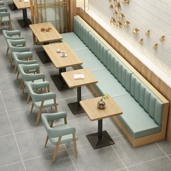 Custom Restaurant Furniture Set for Asian Fast Casual & Chain Restaurants – Factory Direct Supply