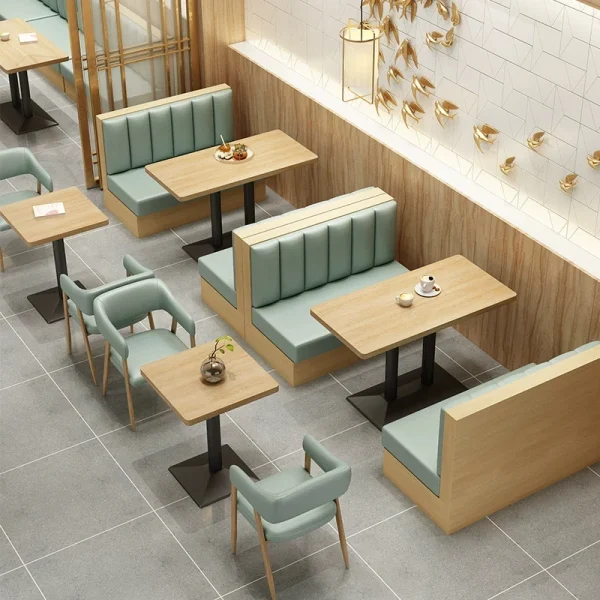 Custom Restaurant Furniture Set for Asian Fast Casual & Chain Restaurants – Factory Direct Supply