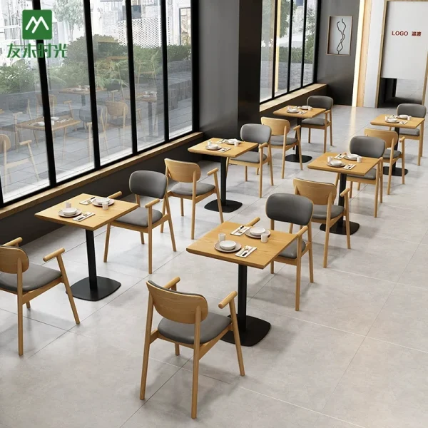 Custom Modern Commercial Furniture Set for Restaurants & Coffee Shops – Restaurant Furniture Manufacturer