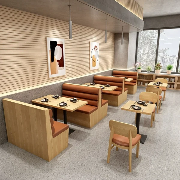 Wholesale Restaurant Furniture Suitable for Casual Chinese Restaurant, Shopping Mall Restaurant, Japanese Restaurant