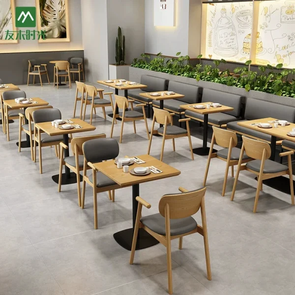 Custom Modern Commercial Furniture Set for Restaurants & Coffee Shops – Restaurant Furniture Manufacturer