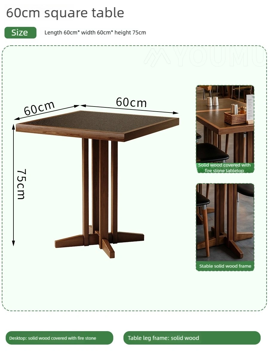 One-stop Custom Cafe Furniture – Coffee-colored Dining Furniture That Complements the Café Setting – China Restaurant Factory - Imagen 8