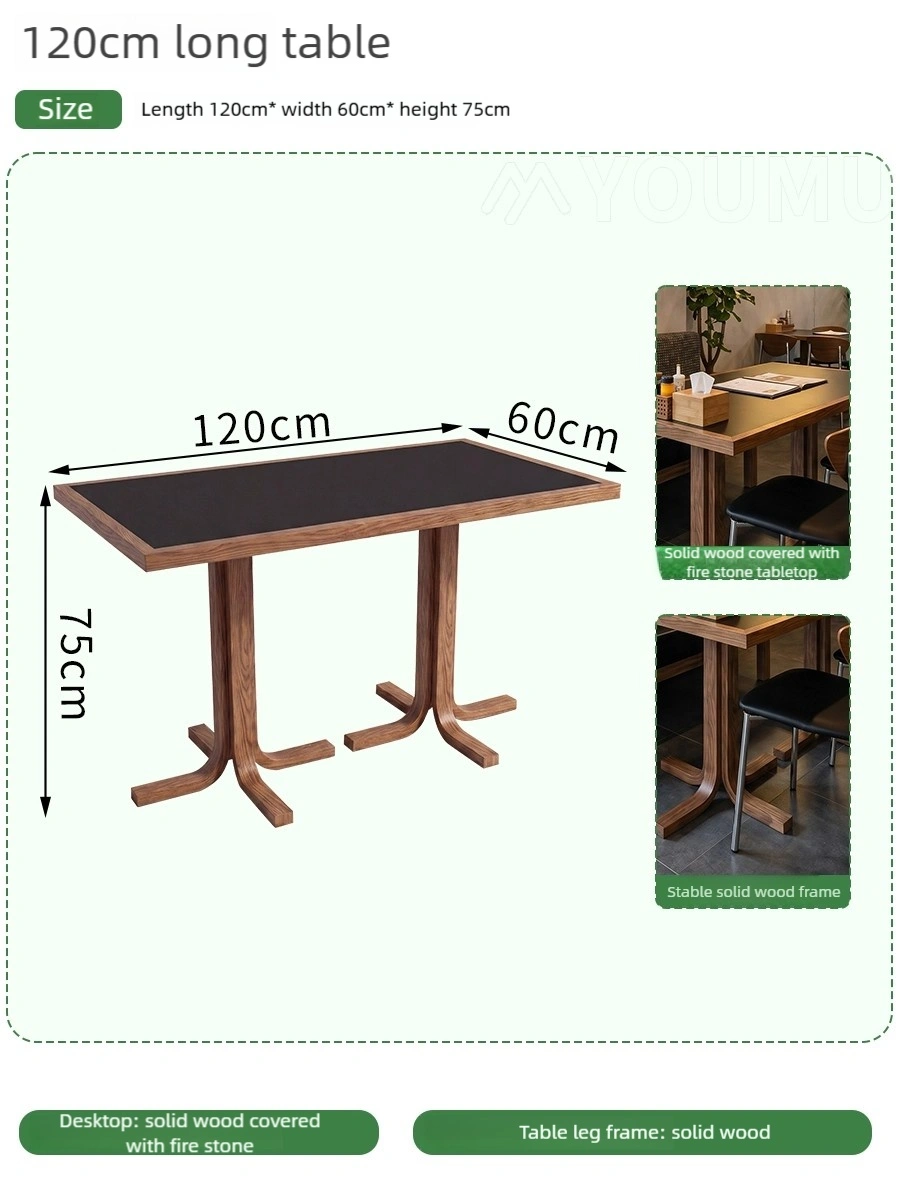 Modern Café Style Wood Dining Table and Chair Set for Restaurants – China Restaurant Furniture Factory - Image 11