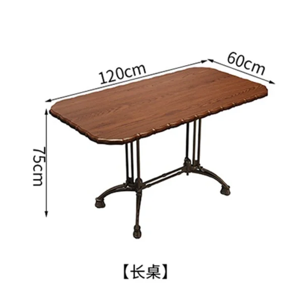 Retro Restaurant Table and Chair Set, Commercial Pub Furniture Set – Factory Direct Supply