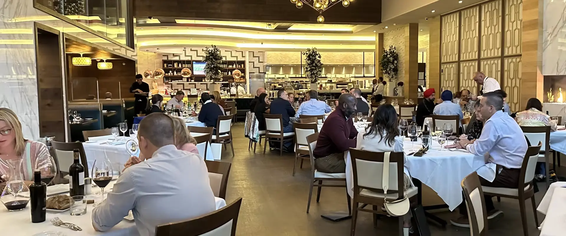 restaurant dining area