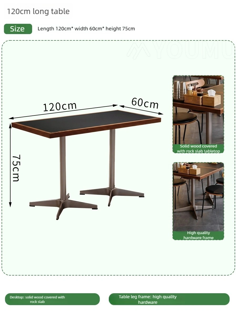 4 Seater Restaurant Table Set, Square Cafe Table Set – Pedestal Base Dining Tables & Wood Back Chairs - Image 7