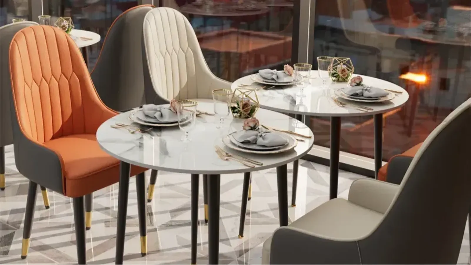 sintered stone dining table collection