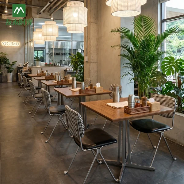 Wholesale Cafe Furniture, Cafe Table and Chair Set, 2-seater Restaurant Table Set