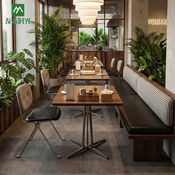 Wholesale Cafe Furniture, Cafe Table and Chair Set, 2-seater Restaurant Table Set