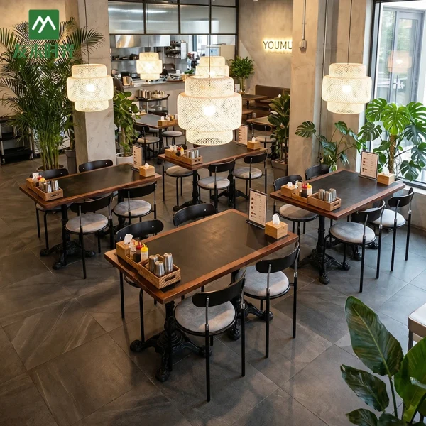 Casual Restaurant Furniture, Retro-style restaurant furniture for Sale – One-stop restaurant furniture supplier in China