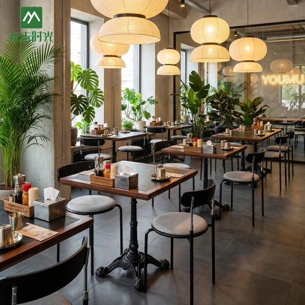 Casual Restaurant Furniture, Retro-style restaurant furniture for Sale – One-stop restaurant furniture supplier in China