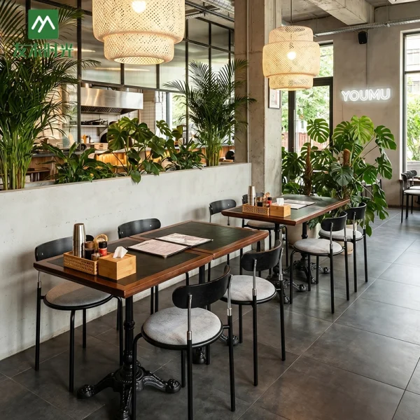 Casual Restaurant Furniture, Retro-style restaurant furniture for Sale – One-stop restaurant furniture supplier in China